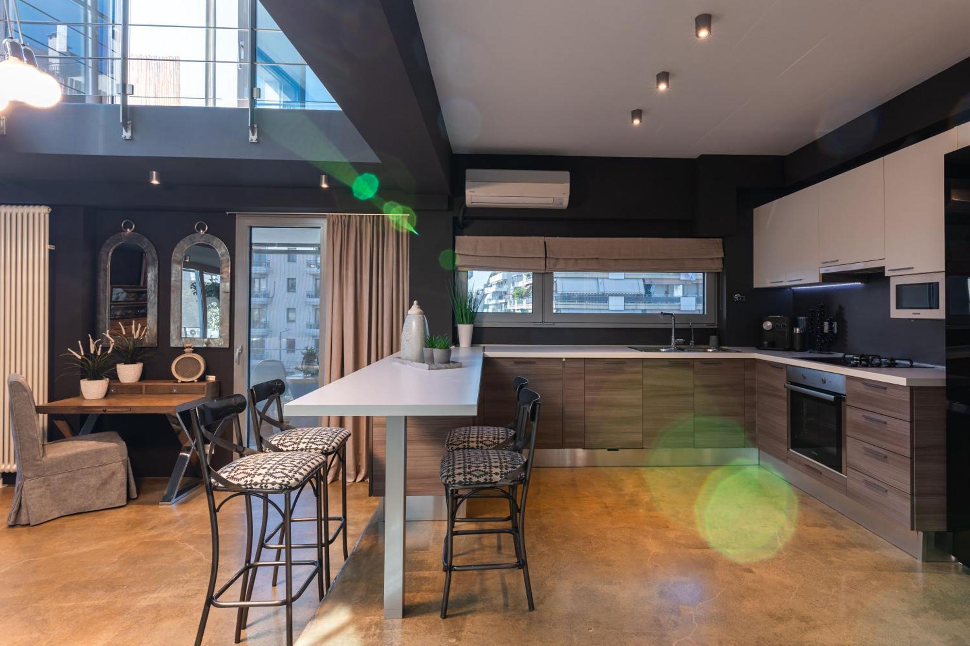 Ma Maison No5 Penthouse Loft, Private Heated Pool, Acropolis View, Ultra High Speed Internet 300 Mbps, Short Walk To Acropolis, Parking Upon Request, 1' From Metro Athens Ngoại thất bức ảnh