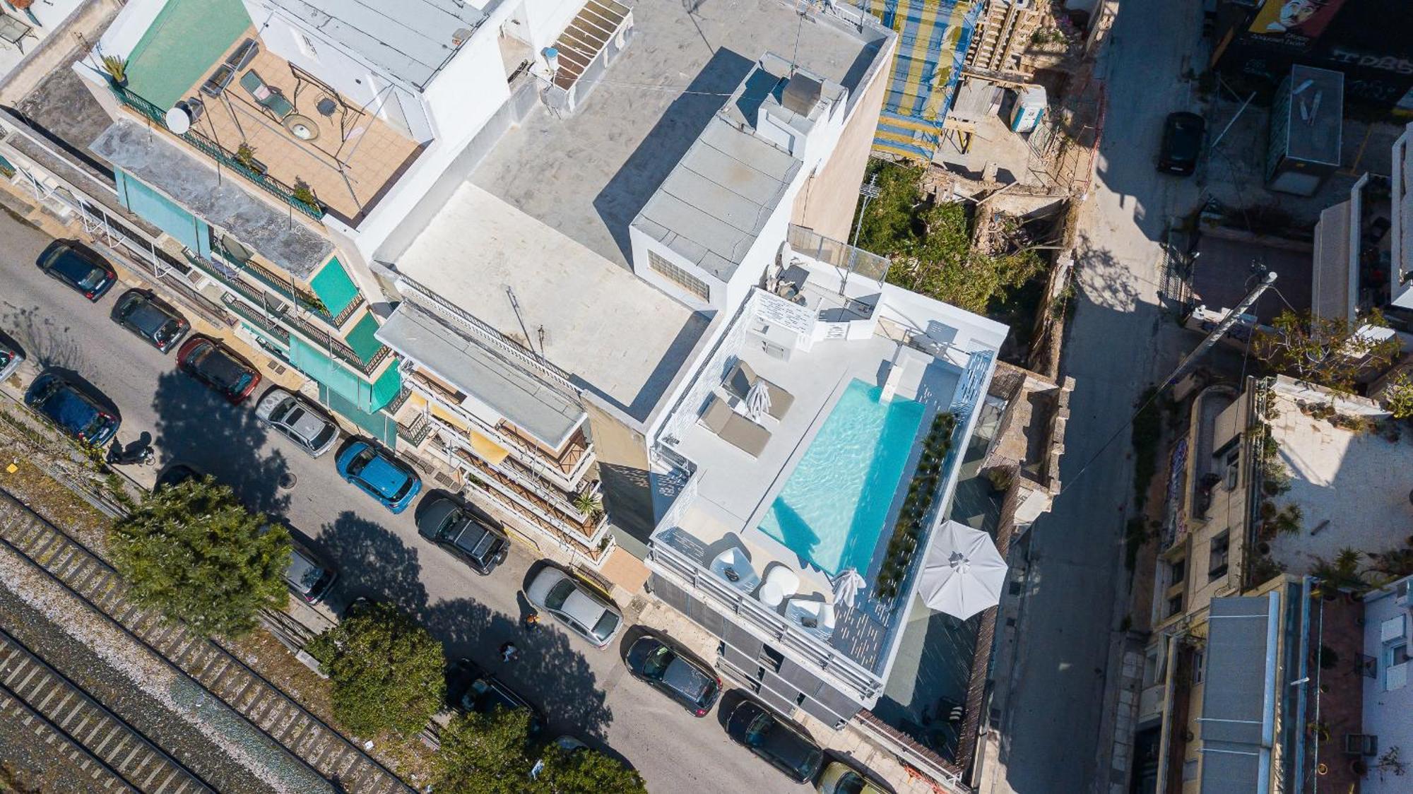 Ma Maison No5 Penthouse Loft, Private Heated Pool, Acropolis View, Ultra High Speed Internet 300 Mbps, Short Walk To Acropolis, Parking Upon Request, 1' From Metro Athens Ngoại thất bức ảnh
